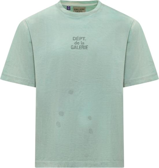 26SS 갤러리 디파트먼트 반팔 티셔츠 TOP013TURQUOISE LIME