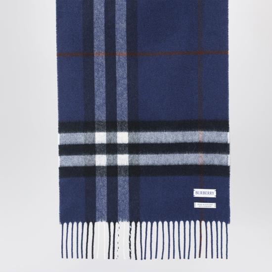 26FW 버버리 체크 캐시미어 스카프 8113948110106 Blue - BURBERRY