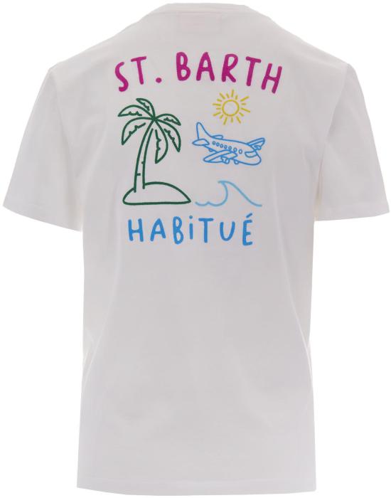 26SS 세인트바쓰 반팔 티셔츠 EMI000100320L WHITE - MC2 SAINT BARTH