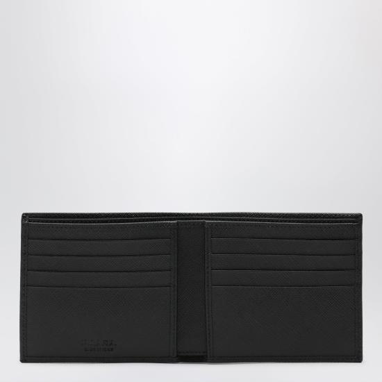 26FW 프라다 사피아노 레더 트라이앵글 로고 반지갑 2MO513QHH Black - PRADA