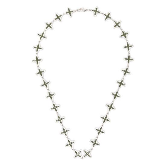 26SS 다카이 네크리스 DICO0062BBDIOL SILVER GREEN