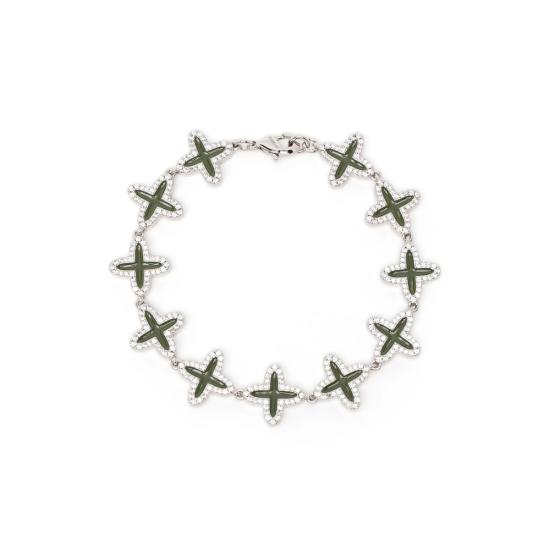 26SS 다카이 브레이슬릿 DIBR0047BBDIOL SILVER GREEN
