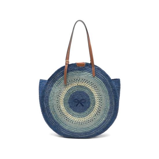 26FW 안야힌드마치 토트백 205559 SS260185 MORAF BLUE NEUTRALS