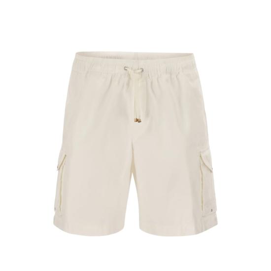 26SS 브루넬로 쿠치넬리 숏팬츠 M252DU0025 C2200 NEUTRALS