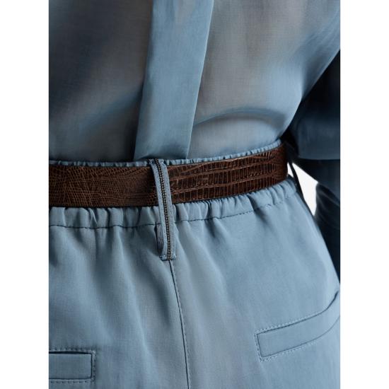 26SS 브루넬로 쿠치넬리 스트레이트 팬츠 M0F91P9174 C9704 BLUE - BRUNELLO CUCINELLI