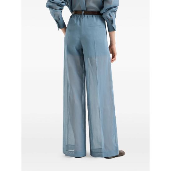 26SS 브루넬로 쿠치넬리 스트레이트 팬츠 M0F91P9174 C9704 BLUE - BRUNELLO CUCINELLI