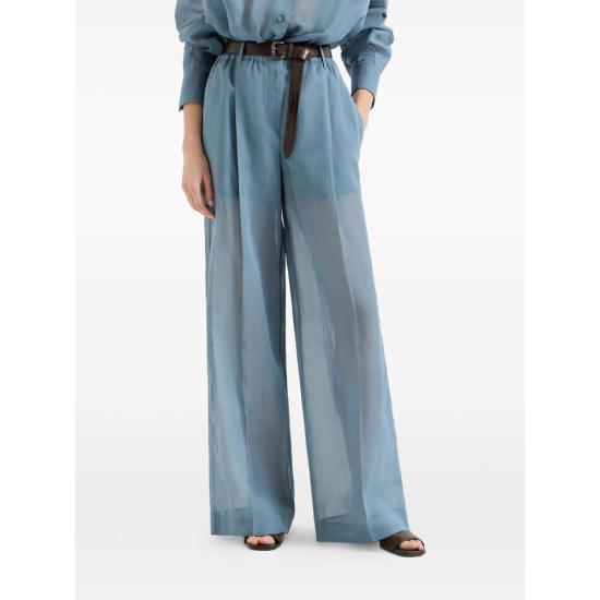 26SS 브루넬로 쿠치넬리 스트레이트 팬츠 M0F91P9174 C9704 BLUE - BRUNELLO CUCINELLI