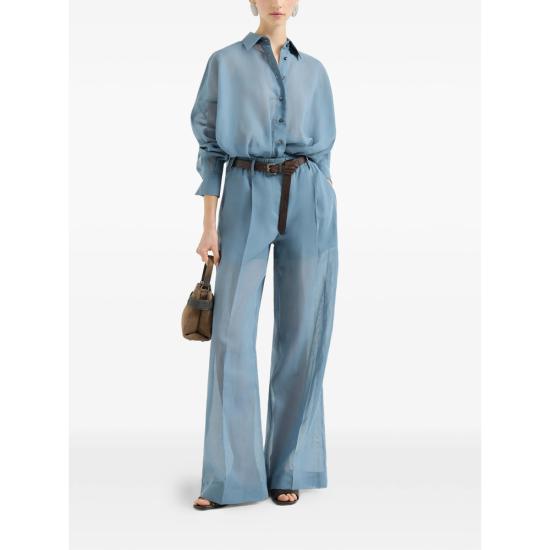 26SS 브루넬로 쿠치넬리 스트레이트 팬츠 M0F91P9174 C9704 BLUE - BRUNELLO CUCINELLI