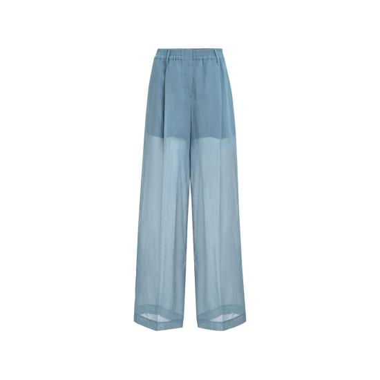 26SS 브루넬로 쿠치넬리 스트레이트 팬츠 M0F91P9174 C9704 BLUE