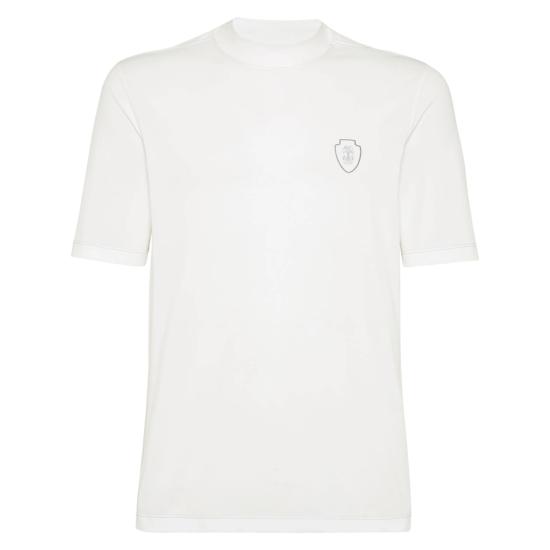 26SS 브루넬로 쿠치넬리 반팔 티셔츠 MW8641310F C159 WHITE