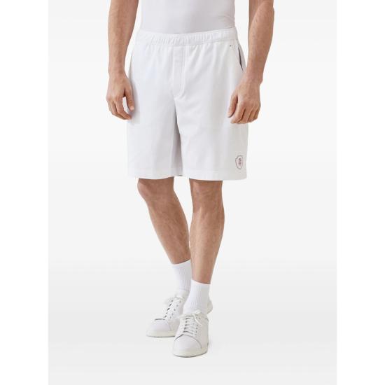 26SS 브루넬로 쿠치넬리 코튼 인터록 버뮤다 팬츠 ML8243390T CTA36 WHITE - BRUNELLO CUCINELLI