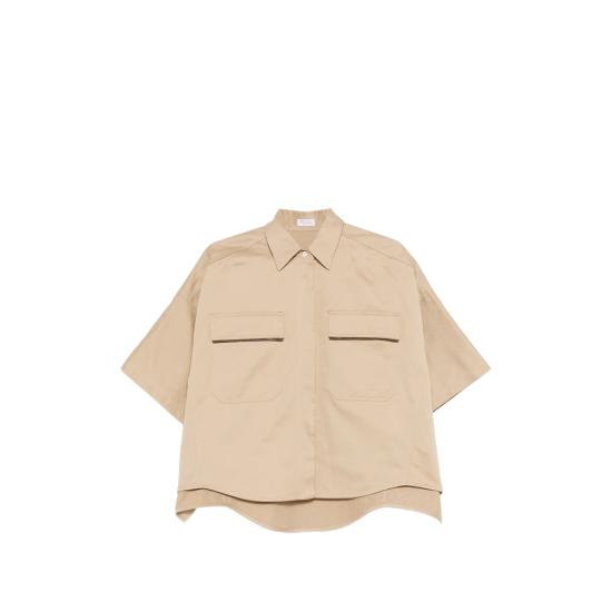 26SS 브루넬로 쿠치넬리 셔츠 ML597EM906 C631 NEUTRALS