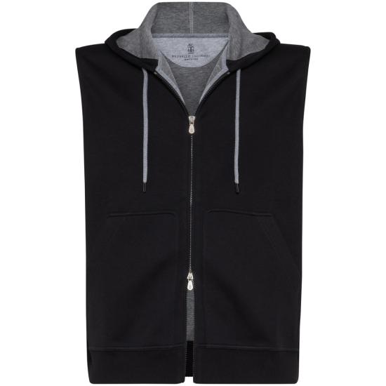 26SS 브루넬로 쿠치넬리 베스트 MM8319079G C101 BLACK