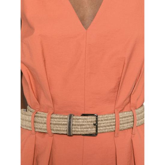 26SS 브루넬로 쿠치넬리 숏 원피스 ML140A5354 C3980 ORANGE - BRUNELLO CUCINELLI