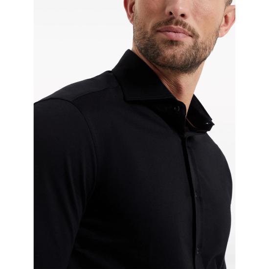 26SS 브루넬로 쿠치넬리 긴팔 셔츠 MH8766686 C101 BLACK - BRUNELLO CUCINELLI