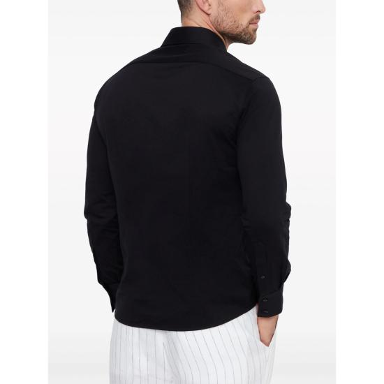26SS 브루넬로 쿠치넬리 긴팔 셔츠 MH8766686 C101 BLACK - BRUNELLO CUCINELLI