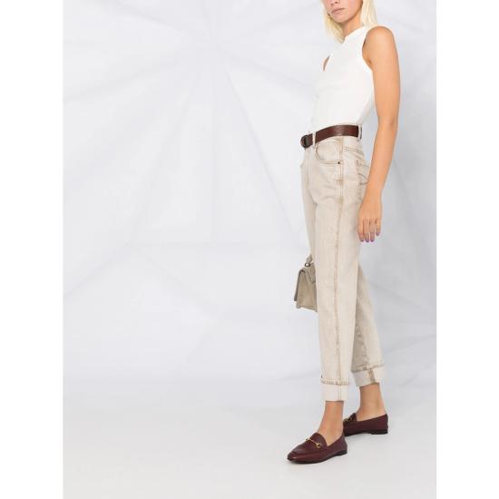 26SS 브루넬로 쿠치넬리 민소매 티셔츠 MH990BM100 C600 WHITE - BRUNELLO CUCINELLI
