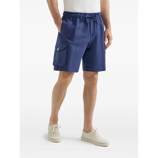26SS 브루넬로 쿠치넬리 숏팬츠 MH255U0025 C2443 BLUE