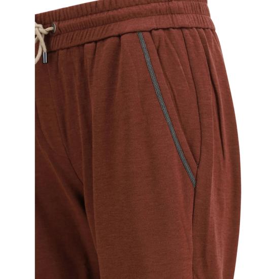 26SS 브루넬로 쿠치넬리 트레이닝/조거 팬츠 MD828SB899 C9149 BROWN - BRUNELLO CUCINELLI