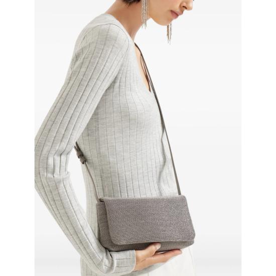 26SS 브루넬로 쿠치넬리 크로스백 MBNON2611 C736 NEUTRALS - BRUNELLO CUCINELLI