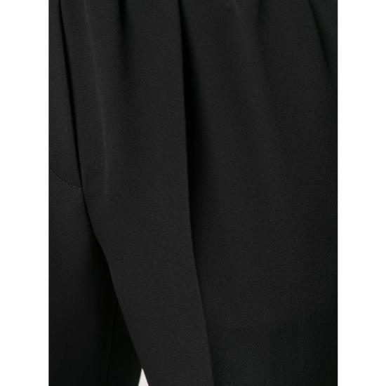 26SS 브루넬로 쿠치넬리 실크 새틴 밴딩 팬츠 MA029P1673 C101 BLACK - BRUNELLO CUCINELLI