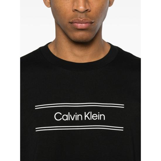 26FW 캘빈클라인 반팔 티셔츠 LV04LG813GUB1 BLACK - CALVIN KLEIN