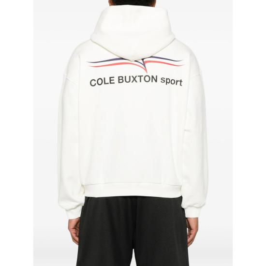 26FW 콜 북스톤 후드 티셔츠 SPZH290 101 WHITE - COLE BUXTON