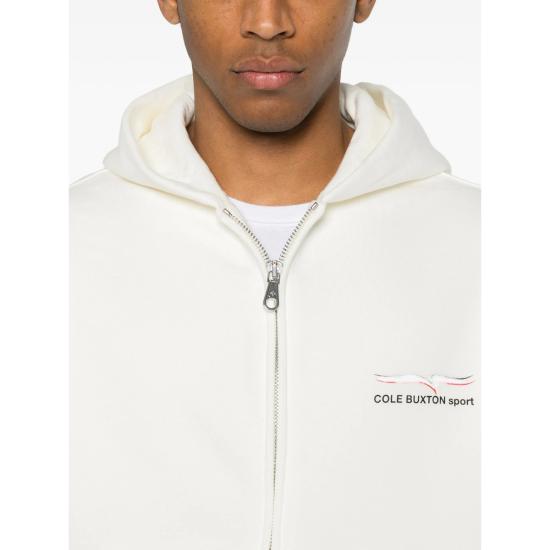 26FW 콜 북스톤 후드 티셔츠 SPZH290 101 WHITE - COLE BUXTON
