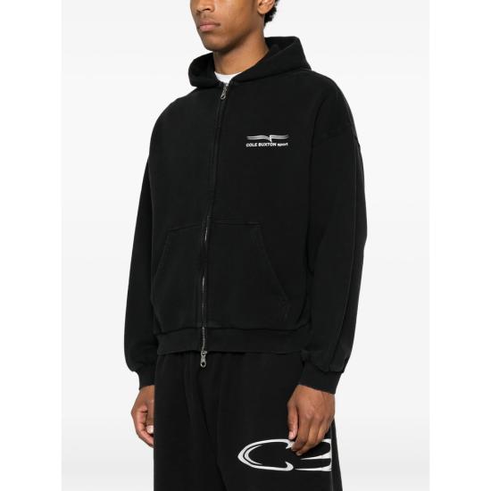26FW 콜 북스톤 후드 티셔츠 SPZH290 1 BLACK - COLE BUXTON