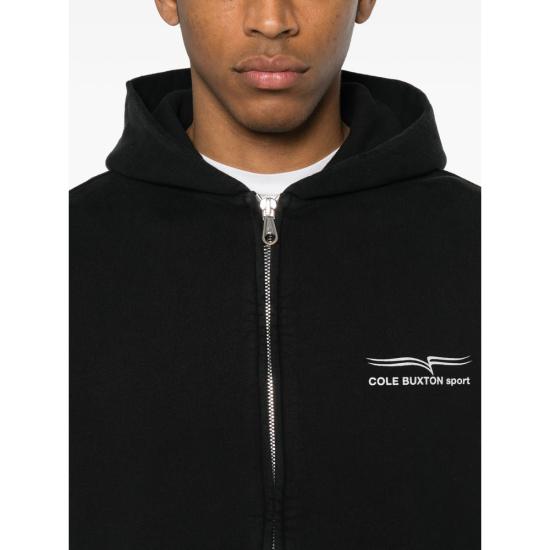 26FW 콜 북스톤 후드 티셔츠 SPZH290 1 BLACK - COLE BUXTON