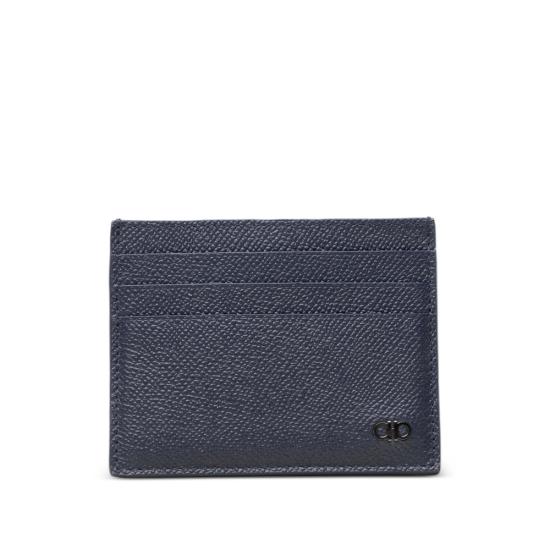 26FW 살바토레 페라가모 간치니 카드지갑 661478 0791945 NAVY BLUE - SALVATORE FERRAGAMO