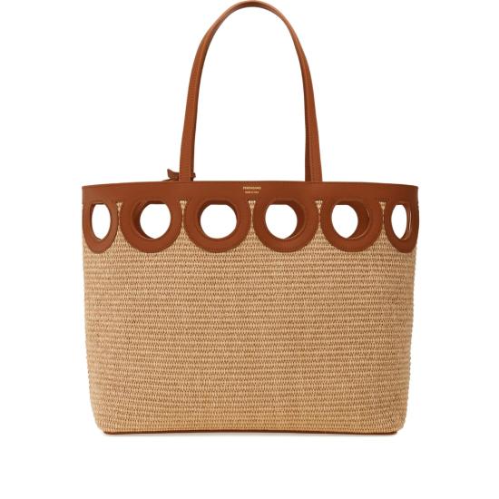 26FW 살바토레 페라가모 토트백 21A108 0783826 NATUR NEUTRALS BROWN
