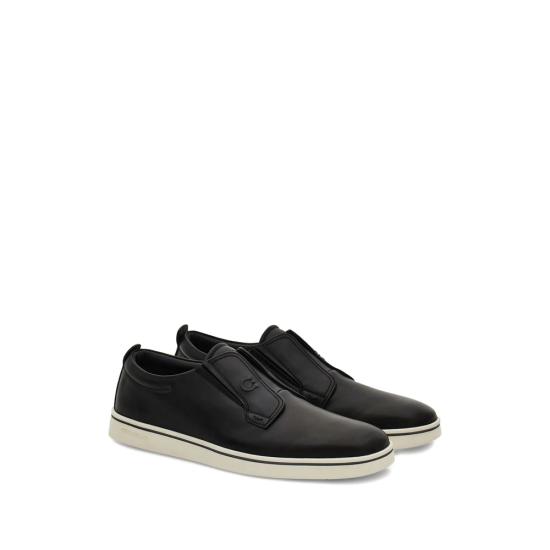 26FW 살바토레 페라가모 스니커즈 02A000 0786862 M NERBI BLACK - SALVATORE FERRAGAMO