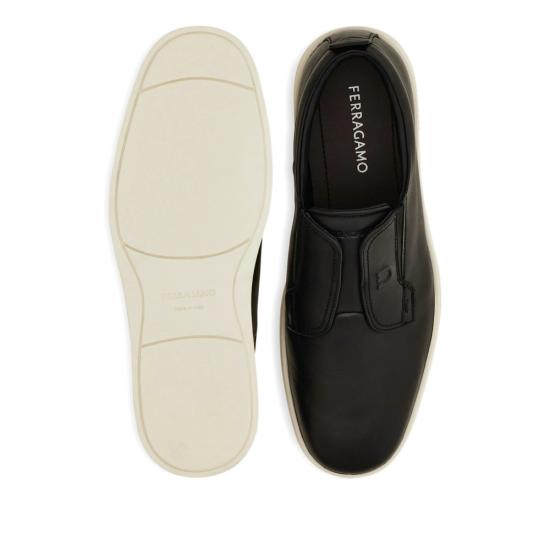 26FW 살바토레 페라가모 스니커즈 02A000 0786862 M NERBI BLACK - SALVATORE FERRAGAMO