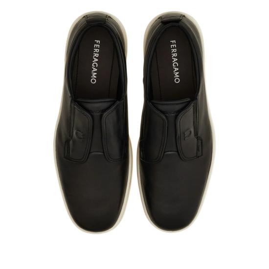26FW 살바토레 페라가모 스니커즈 02A000 0786862 M NERBI BLACK - SALVATORE FERRAGAMO