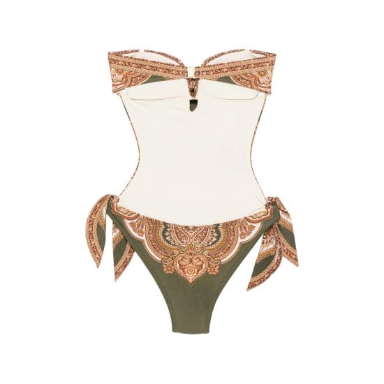 26FW 짐머만 원피스 수영복 1929WSS263 OLPAI GREEN NEUTRALS - ZIMMERMANN