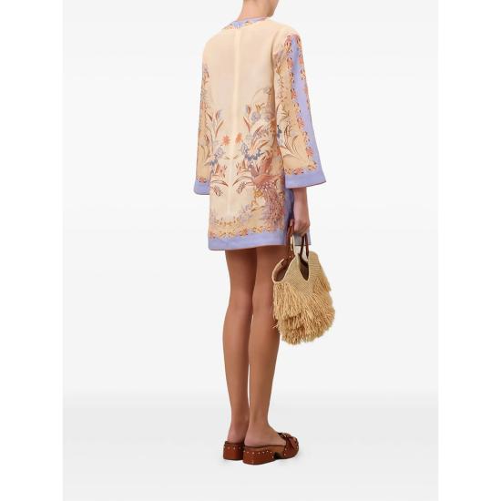 26FW 짐머만 미디 원피스 8076DSS262 BISCU NEUTRALS - ZIMMERMANN