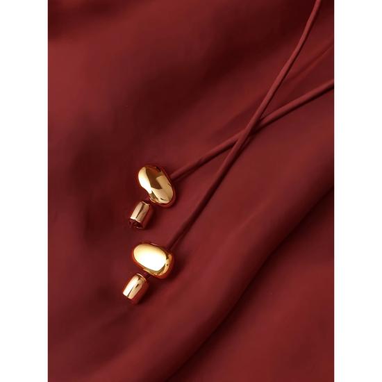 26FW 짐머만 롱 스커트 8440SSS261 MERLO RED - ZIMMERMANN