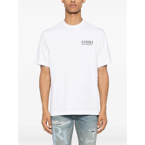 26FW 아미리 본즈 스택 티셔츠 AMJYTE1075 100 WHITE - AMIRI