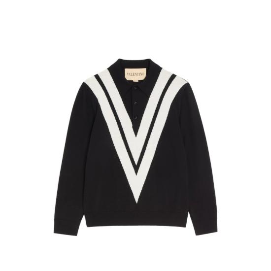 26SS 발렌티노 가라바니 스웨터 8V0KP04RBG9 9RA BLACK