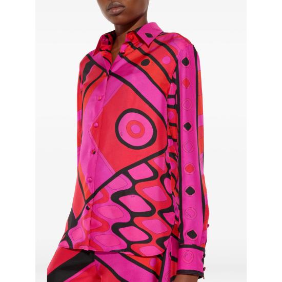 26SS 푸찌 셔츠 6HRJ08 6H841 018 PINK RED - PUCCI