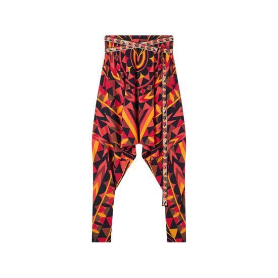 26SS 푸찌 테이퍼드 팬츠 6HJT21 6H778 041 BLACK RED