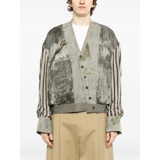 26SS 지기 첸 봄버 자켓 0M2610903 52 GREY - ZIGGY CHEN