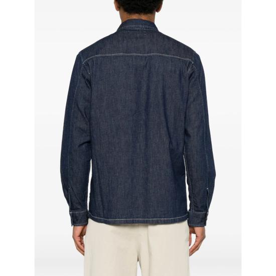 26SS 삼소앤삼소 긴팔 셔츠 15962 SADAMON DKIND BLUE - SAMSOE SAMSOE
