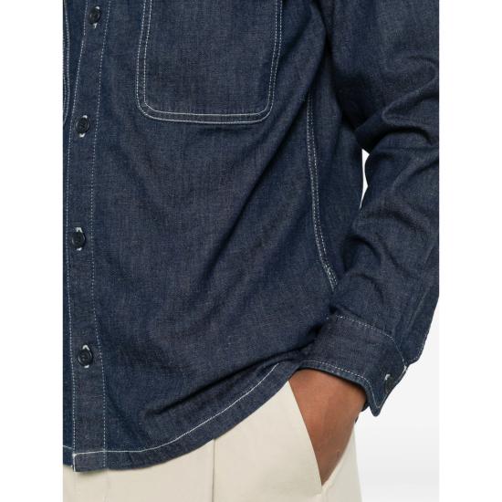 26SS 삼소앤삼소 긴팔 셔츠 15962 SADAMON DKIND BLUE - SAMSOE SAMSOE