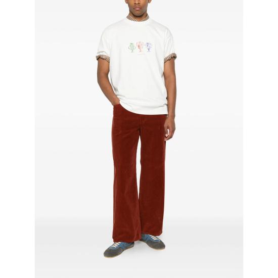 26FW 드롤드무슈 반팔 티셔츠 L TS336 CO002 OFFWH NEUTRALS - DROLE DE MONSIEUR
