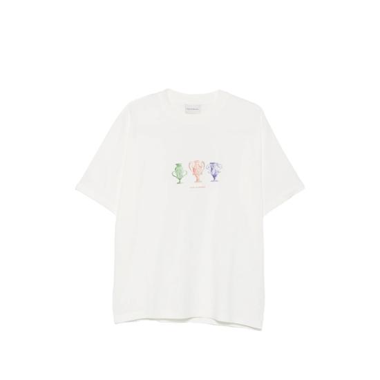 26FW 드롤드무슈 반팔 티셔츠 L TS336 CO002 OFFWH NEUTRALS