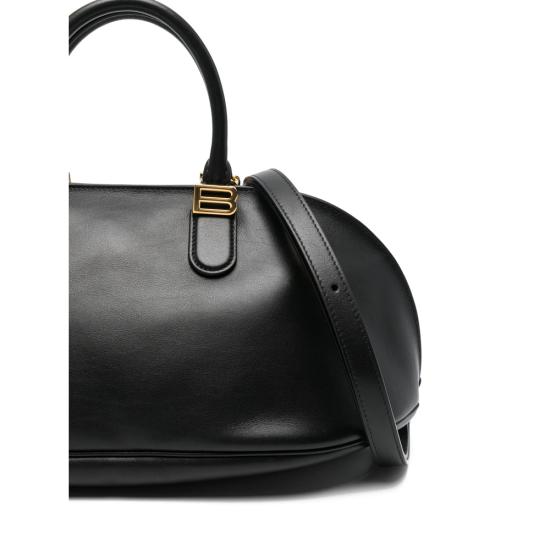 26SS 발렌시아가 볼레로 볼링백 미디엄 카프스킨 868074 2ACJS 1000 BLACK - BALENCIAGA