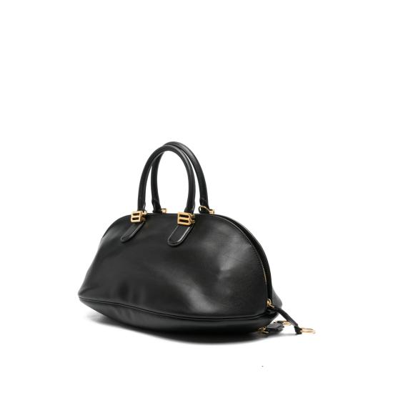 26SS 발렌시아가 볼레로 볼링백 미디엄 카프스킨 868074 2ACJS 1000 BLACK - BALENCIAGA
