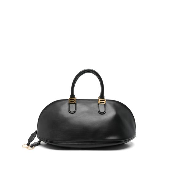 26SS 발렌시아가 볼레로 볼링백 미디엄 카프스킨 868074 2ACJS 1000 BLACK